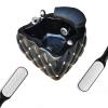 Acrylic Massage Footbath Nail Salon Pedicure Bathtub can Automatically Drain and Adjust Hot and Cold Water Colorful Light Surfing Best Pedicure at Home Spa Treatment (Color : Gloss Black, Size : 65* view 1
