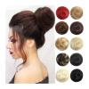 Bun Hair Piece Synthetic Hair Bun Straight Chignon for Women Girls, Clip in Hair Tail Extension Hairpiece Drawstring Ballet Hair Bun Ponytail Extension Hair Pieces for Women (Color : 4) view 1