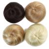 Bun Hair Piece Synthetic Hair Bun Straight Chignon for Women Girls, Clip in Hair Tail Extension Hairpiece Drawstring Ballet Hair Bun Ponytail Extension Hair Pieces for Women (Color : 4) view 3