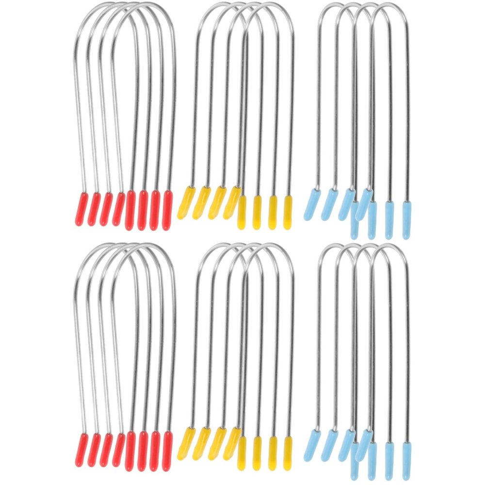 48 pcs hair roller holder hair perm rods clips hair roller clips hot roller pins spiral curling iron perm rods for natural hair 304 stainless steel Metal Miss electric scroll