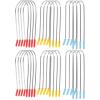 48 pcs hair roller holder hair perm rods clips hair roller clips hot roller pins spiral curling iron perm rods for natural hair 304 stainless steel Metal Miss electric scroll view 1