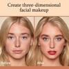 evpct 6 Colors Face Contour and Highlight Palette Face Contouring Makeup Kit for Beginners Contour Palette for Mature Skin powder Foundation Concealer Bronzer Powder Highlighter Makeup Palette view 3