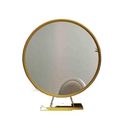 ArQray Single-Sided Round European Makeup Mirror Desktop Bedroom Desktop Princess Dressing Beauty Mirror