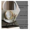 ArQray Single-Sided Round European Makeup Mirror Desktop Bedroom Desktop Princess Dressing Beauty Mirror view 3