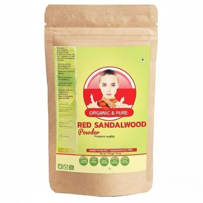 100% Pure Red Sandalwood Powder, Chandan For Face Skin 100gm