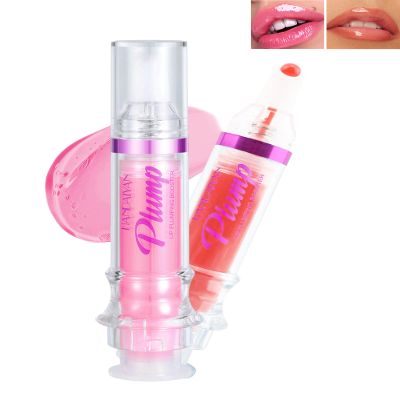 LYSdefeu Lip Plumping Booster-2Colors Spicy Lip Plumper Oil Lip Gloss,Plump and Pout Lip Plumper Hydrating Lip GLaze, Enhancing Plump Effect for Fuller Lips,Christmas Makeup Gift for Women-05+06