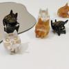 Mini Cat Hair Clip,Acetate Hair Clips,Small Hair Clip for Women,Pack of 3,White view 4