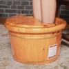 Katzowen Pedicure Foot Soak Heighten Foot Bath, Foot Bath Tub, Solid Wood Foot Bath Tub, Foot Tub, Pedicure Basin, Foot Massage Basin, Home, Hotel, 41 * 26 * 31cm Foot Spa Bath Massager view 2