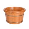 Katzowen Pedicure Foot Soak Thick Water-Saving Oak Foot Bath Barrel, Foot Bath Barrel, Tub, Footbath Foot Spa Bath Massager (Color : Foot Bath Without Cover) view 1