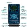 BAMTTOO Tattoo Power Supply Professional LCD Power Source for Coil Rotary Machine Digital Screen Adjustable Stand Supplies with Foot Pedal and Clip Cords view 3