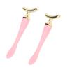 2pcs T Shape Eye Cream Massage Stick, Eye Cream Scoop Stick, Eye Cream Applicator Massager, Mini Double Headed Eliminate Swelling Reduce Wrinkles Eye Cream Applicator for Reducing Wrinkle view 1