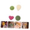 Beaupretty 4pcs Facial Cleansing Sponge Gentle Exfoliating for Makeup Removal and Daily Cleansing Random Colors for Skin Types view 4