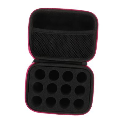 Beavorty 1pc Portable Storage Pouch Travel Organizer for Essential Oils Oxford Lightweight Design Zipper Closure for Outdoor Travel