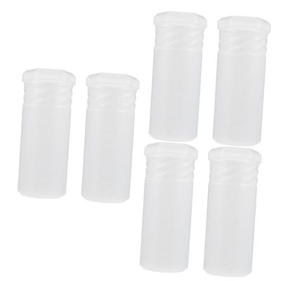 Beavorty 6pcs Adjustable Height Travel Shaving Brush Case Shave Brush Holder for Portable Drying and Storage Fits Lengths Random Style