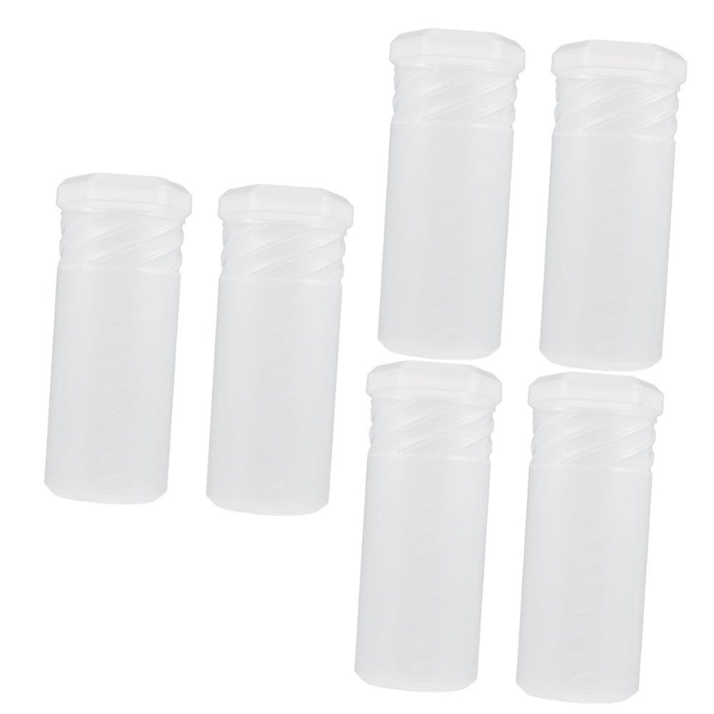 Beavorty 6pcs Adjustable Height Travel Shaving Brush Case Shave Brush Holder for Portable Drying and Storage Fits Lengths Random Style