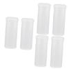 Beavorty 6pcs Adjustable Height Travel Shaving Brush Case Shave Brush Holder for Portable Drying and Storage Fits Lengths Random Style view 1