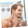 Beavorty 6pcs Adjustable Height Travel Shaving Brush Case Shave Brush Holder for Portable Drying and Storage Fits Lengths Random Style view 2