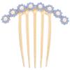 Beaupretty Korean version Medium hair accessories rhinestones hair comb grace bride headpieces for wedding rhinestone side comb rhinestone hair combs Fashion girl view 1