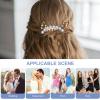 Beaupretty Korean version Medium hair accessories rhinestones hair comb grace bride headpieces for wedding rhinestone side comb rhinestone hair combs Fashion girl view 2