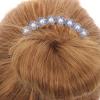 Beaupretty Korean version Medium hair accessories rhinestones hair comb grace bride headpieces for wedding rhinestone side comb rhinestone hair combs Fashion girl view 4