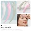 Beavorty 6pcs Eyebrow Portable Stainless Steel Facial Hair Shavers for Women Safe Easy Eyebrow Grooming Tool for Travel Daily Use view 3
