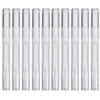 10 Pack 3 ML Transparent Twist Pens, Empty Cuticle Nail Oil Pen with Brush Tip, Cosmetic Lip Gloss Containers Applicators Eyelash Growth Liquid Tube view 1