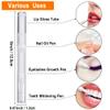 10 Pack 3 ML Transparent Twist Pens, Empty Cuticle Nail Oil Pen with Brush Tip, Cosmetic Lip Gloss Containers Applicators Eyelash Growth Liquid Tube view 2