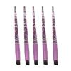 5pcs Eyebrow Brush, Premium Eye Brush, Glitter Handle Soft Hair Brow Hairline Brush, Eye Makeup Brushes for Eyeshadow and Brows, Professional Portable Cosmetic Tool view 1