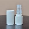 Znet3D Eye Drop Vial Holder & Travel Carry Case - Securely Holds Three (3) Single-Use Vials - Screw-On Lid, Knurled Pattern - Keep Vials Safe & Secure While Traveling (White) view 2