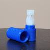 Znet3D Eye Drop Vial Holder & Travel Carry Case - Securely Holds Three (3) Single-Use Vials - Screw-On Lid, Knurled Pattern - Keep Vials Safe & Secure While Traveling (Blue) view 3