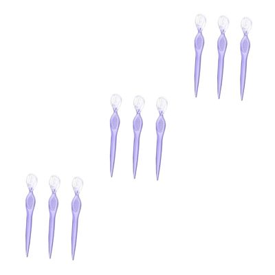 Beaupretty 9pcs Stainless Steel Eyebrow Precision Eyebrow Trimmers for Delicate Shaping Lightweight and Portable Makeup Tools for Travel