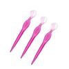 Beaupretty 9pcs Stainless Steel Eyebrow Lightweight Eyebrow Trimmers Non- Grip for Makeup Tools for Women and Girls Red view 3