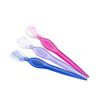 Beaupretty 9pcs Stainless Steel Eyebrow Lightweight Eyebrow Trimmers Non- Grip for Makeup Tools for Women and Girls Red view 4