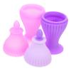 Beavorty 2pcs Reusable Silicone Ice Facial Roller Cooling Face for Tightening Skin Reducing Puffiness and Enhancing Eye Relaxation Ice Holder for Face Care and Sun Redness Relief view 1