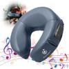 Master Music Crescent Round High Fidelity Sound Face Cradle Cushion- Bluetooth Massage Pillow-Music Headrest Cushion Pad Musical Neck Support for Massage Tables. (Royal Blue) view 1