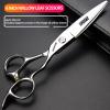 6/7/7.5/8/9-inch professional hair clipper set, stainless steel sharp hair clippers, hairdresser specific scissors (6 in-4pc) view 4
