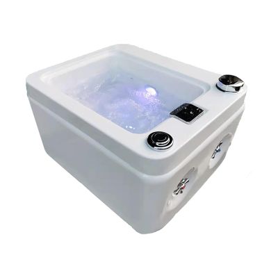 Acrylic Square Footbath Floor Type Foot Massage Basin Special for Hotel Foot Bath Club Stress Relief for Fatigue and Tired Feet Best Foot Soak Basin Tub for Pedicure & Foot Massage (Color : Type a,