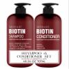 Biotin Volumizing Shampoo and Conditioner Set for Thinning Hair and Regrowth - Ultimate Anti Hair Loss, Thickening Growth Treatment Care for Men & Women view 1