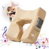 Master Music Patented ErgonomicDream High Fidelity Music Sound Face Cradle Cushion- Bluetooth Massage Pillow-Music Headrest Cushion Pad Musical Neck Support for Massage Tables. (Cream) view 1