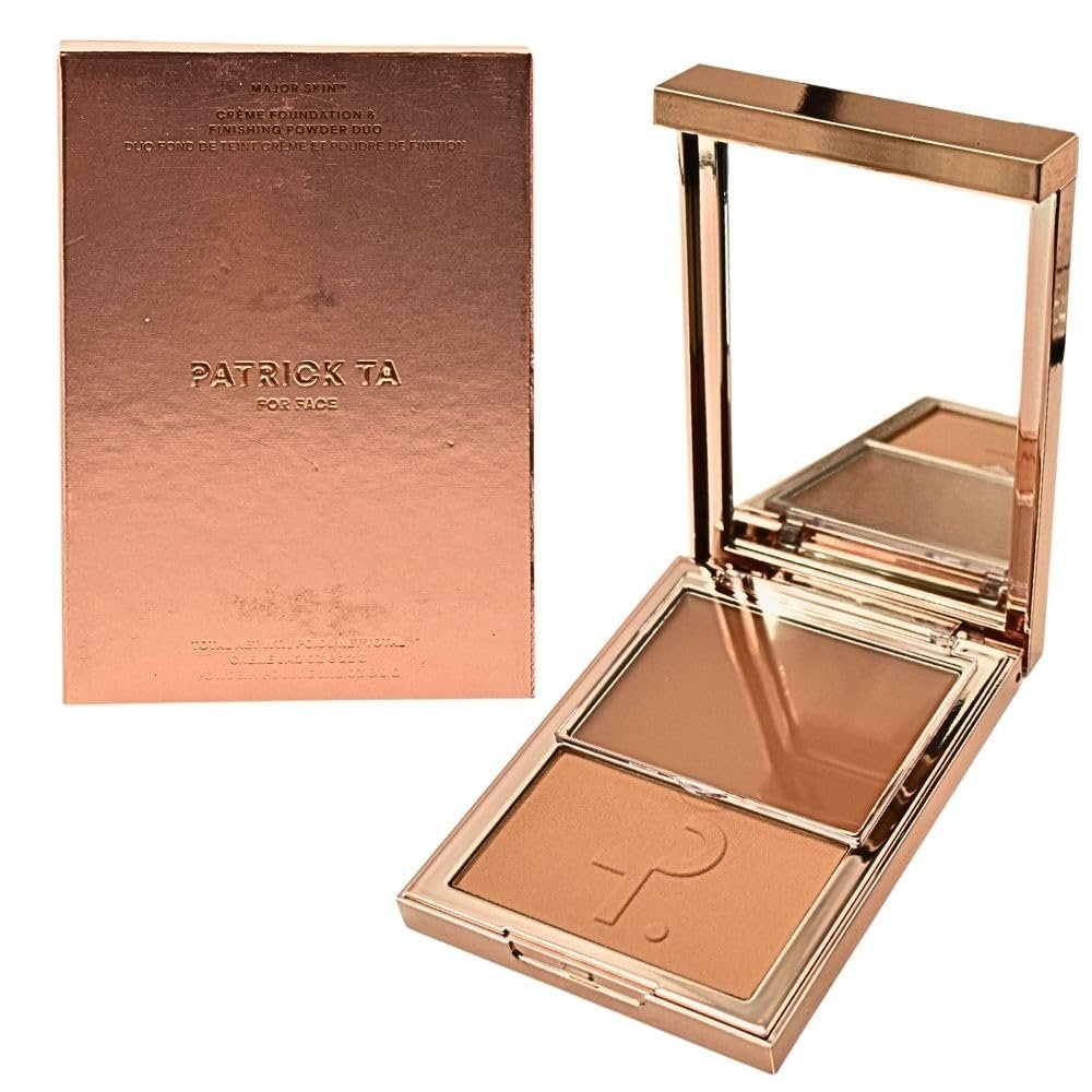 PATRICK TA Major Skin Crme Foundation and Finishing Powder Duo Medium 2, 0.32 Ounce (Pack of 1)