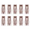 10 Pcs Double Grip Hair Clips, Sightor Metal Snap Hair Clips Hair Barrettes for Women Hair Making Salon Supplies Hair Accessories (Brown) view 1