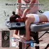 Master Music Patented ErgonomicDream High Fidelity Music Sound Face Cradle Cushion- Bluetooth Massage Pillow-Music Headrest Cushion Pad Musical Neck Support for Massage Tables. (Dove Grey) view 3
