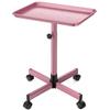JOSTZHXIN Salon Tray,Rolling Tray Tattoo Tray,Hairstylist Rolling Tray Trolley, Height Adjustable Salon SPA Service Tray Cart view 1