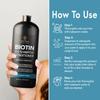 INFINA ESSENTIALS Biotin 2-in-1 Shampoo and Conditioner for Men & Women  Hair Thickening & Strengthening Shampoo with Saw Palmetto, Keratin, Caffeine & Vitamin E  Convenient Daily Use  16 fl oz view 4