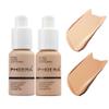 2 Pack PHOERA Foundation 102# Nude and 104# Buff Beige,Soft Matte Oil Control Liquid Foundation. view 1