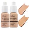 2 Pack PHOERA Foundation 103# Warm Peach and 104# Buff Beige,Soft Matte Oil Control Liquid Foundation. view 1