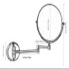 ARQRAY Led Makeup Mirror Makeup Mirror Makeup Mirror with Lights and Magnification, 3X HD 360 Degree Free Rotation view 2