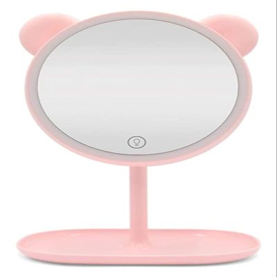 ArQray Led Makeup Mirror Makeup Mirror Illuminated Countertop Cosmetic Mirror, HD 90 Adjustable Rotation Princess Mirror faultless
