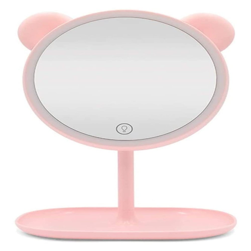 ArQray Led Makeup Mirror Makeup Mirror Illuminated Countertop Cosmetic Mirror, HD 90 Adjustable Rotation Princess Mirror faultless