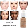 2 Pack PHOERA Foundation 108# Tan and 109# Mocha,Soft Matte Oil Control Liquid Foundation. view 3